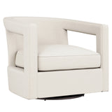 Bernhardt Alana Fabric Swivel Chair 5558-000 White N1118SX_5558-000 Bernhardt