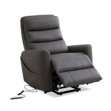 Parker House Parker Living Hercules-Haze Power Lift Recliner with Articulating Headrest Haze 70% Polyester, 30% PU (W) MHER#812LIFT-HAZ