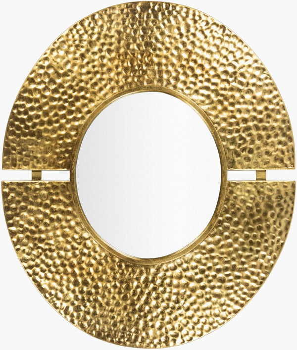 Surya Eloy Frameless Wall Mirror Geometric Silhouette for Entryway Bathroom or Bedroom EOY001-232