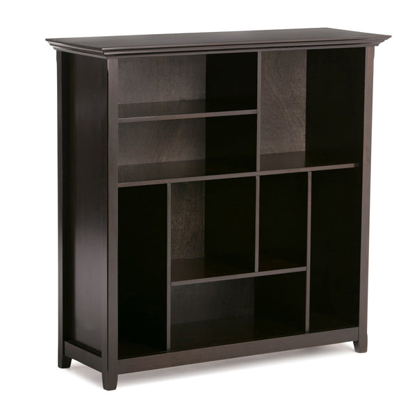 English Elm Amherst Multi Cube Bookcase - Handcrafted Solid Wood Storage Unit In Rich Hickory Brown Finish B136P159435
