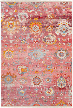 Livabliss Ephesians Traditional Medallion Fringe Area Rug Machine Woven Polyester Entryway Accent EPC2301-23