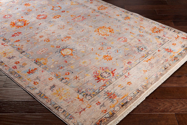 Livabliss Ephesians Traditional Fringe Border Polyester Area Rug for Living Room or Bedroom EPC2307-579