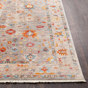 Livabliss Ephesians Traditional Fringe Border Polyester Area Rug for Living Room or Bedroom EPC2307-579