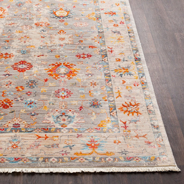 Livabliss Ephesians Traditional Fringe Border Polyester Area Rug for Living Room or Bedroom EPC2307-579