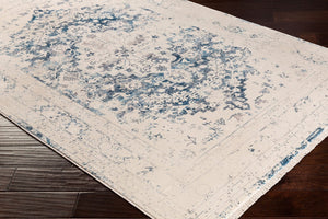 Livabliss Ephesians Traditional Polyester Accent Rug Machine Woven for Hallways and Entryways Blue, Red 2'7" x 9' EPC2327-279