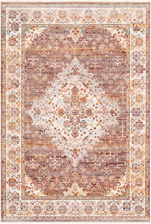 Livabliss Ephesians Turkish Machine Woven Accent Rug Fringe Border Entryway Polyester Traditional Medium Gray, De 2' x 2'11" EPC2335-2211