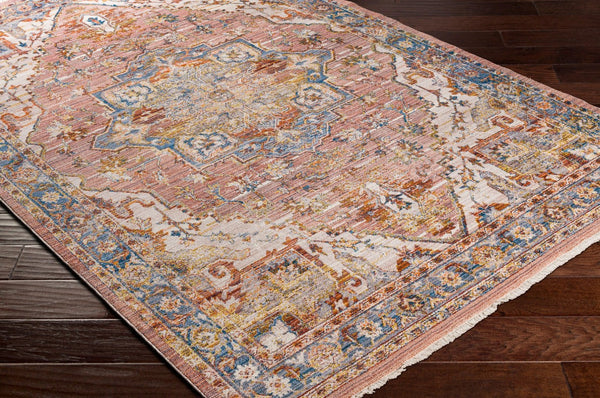 Livabliss Ephesians Persian Inspired Polyester Area Rug with Fringe for Formal Living Rooms EPC2338-81013