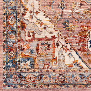 Livabliss Ephesians Persian Inspired Polyester Area Rug with Fringe for Formal Living Rooms EPC2338-81013
