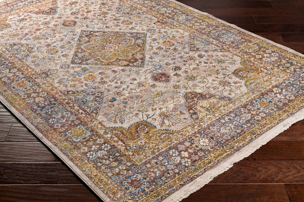 Livabliss Ephesians Traditional Turkish Machine Woven Polyester Area Rug with Fringe Border EPC2342-81013