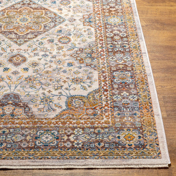 Livabliss Ephesians Traditional Turkish Machine Woven Polyester Area Rug with Fringe Border EPC2342-81013