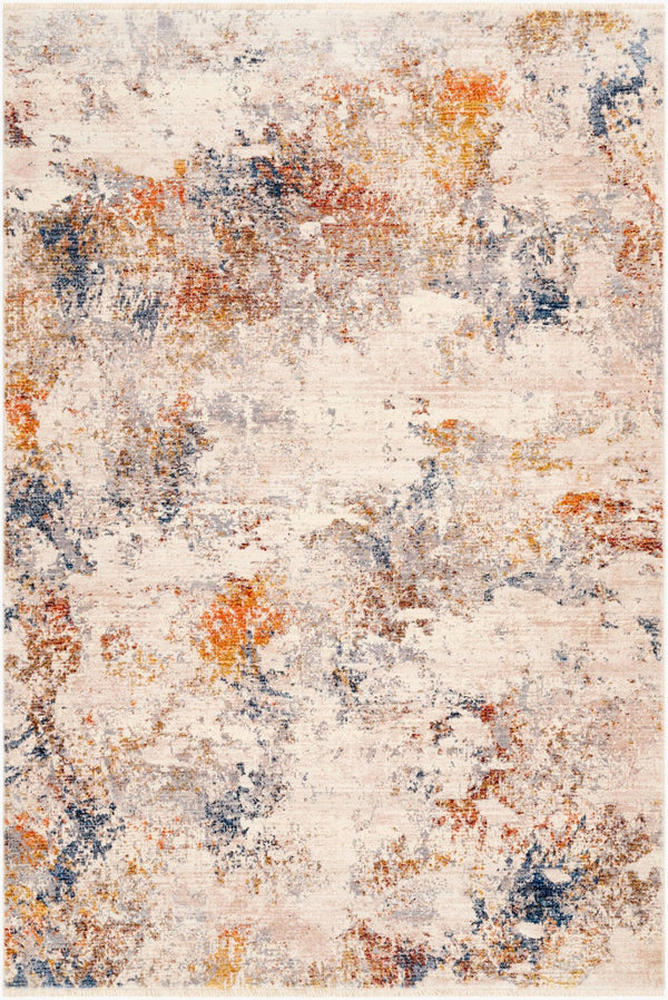 Livabliss Ephesians Geometric Modern Area Rug Machine Woven Polyester with Fringe Border EPC2343-81013