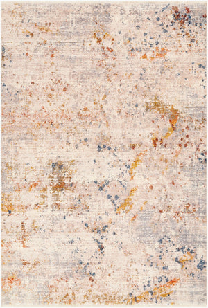 Livabliss Ephesians Geometric Fringe Accent Rug Turkish Woven Polyester for Entryway or Bedroom Dark Blue, Rust 8'10" x 13' EPC2344-81013