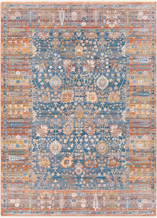 Livabliss Ephesians Traditional Medallion Fringe Runner Rug for Entryways and Hallways EPC2347-2211