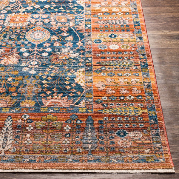 Livabliss Ephesians Traditional Medallion Fringe Runner Rug for Entryways and Hallways EPC2347-2211