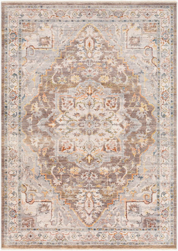 Livabliss Ephesians Traditional Fringe Area Rug Turkish Woven Polyester for Living Dining Rooms EPC2358-81013