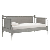 Homelegance By Top-Line Esteban Traditional Beaded Wood Daybed Grey Rubberwood