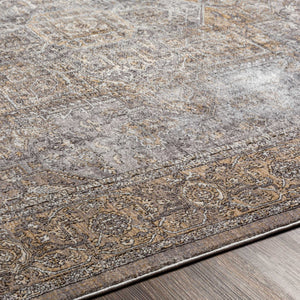 Surya Eclipse 6'7" X 9'6" Elegant Machine Woven Rug - Durable Polyester For High Traffic Areas, Made In Turkey Light Gray Polyester Epe2300-710103