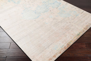 Ephemeral EPH-1000 8' x 11' Handmade Rug EPH1000-811  Light Blue, Light Sage, Wheat, Tan, Charcoal, Cream Surya