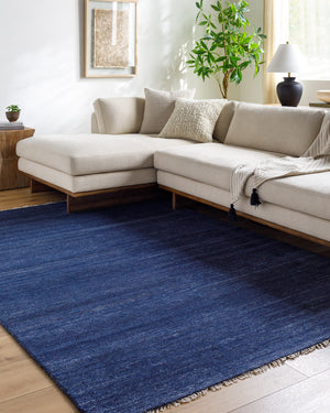 Epic EPI-2300 8'6" x 11'6" Handmade Rug EPI2300-86116  Dark Blue, Medium Gray, Black, Medium Brown, Light Gray Surya