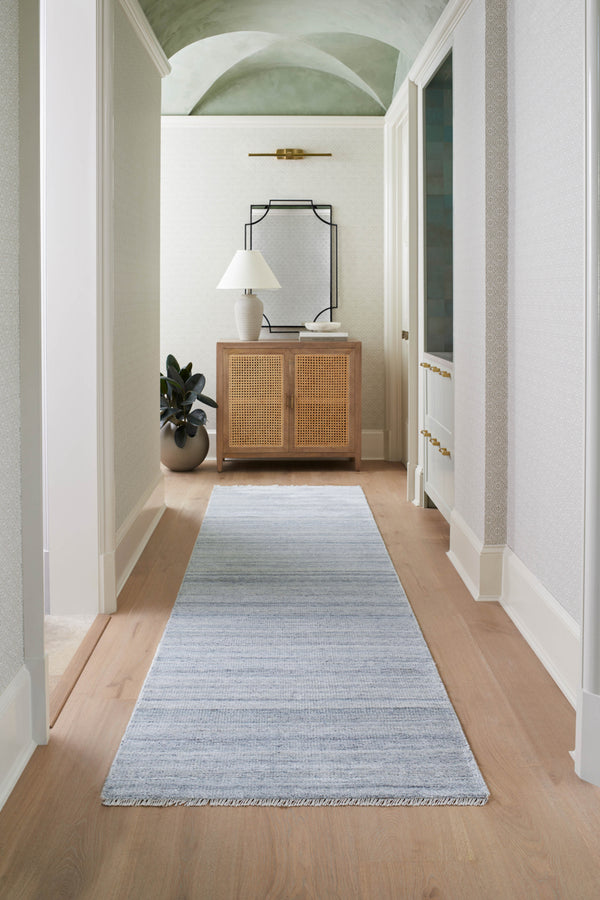 Epic EPI-2301 3' x 12' Runner Handmade Rug EPI2301-312  Metallic Silver, Charcoal, Dark Blue, Gray, Oatmeal, Black Surya