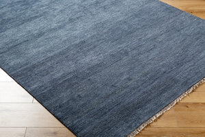 Epic EPI-2311 8'6" x 11'6" Handmade Rug EPI2311-86116  Charcoal, Onyx, Ink, Slate Blue Surya