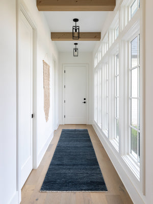 Epic EPI-2311 8'6" x 11'6" Handmade Rug EPI2311-86116  Charcoal, Onyx, Ink, Slate Blue Surya