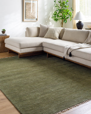 Epic EPI-2314 8'6" x 11'6" Handmade Rug EPI2314-86116  Nickel, Sage, Moss Brown Surya