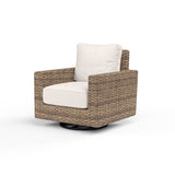 Havana Swivel Club Rocker in Canvas Natural w/ Self Welt SW1701-21SR-5404 Sunset West