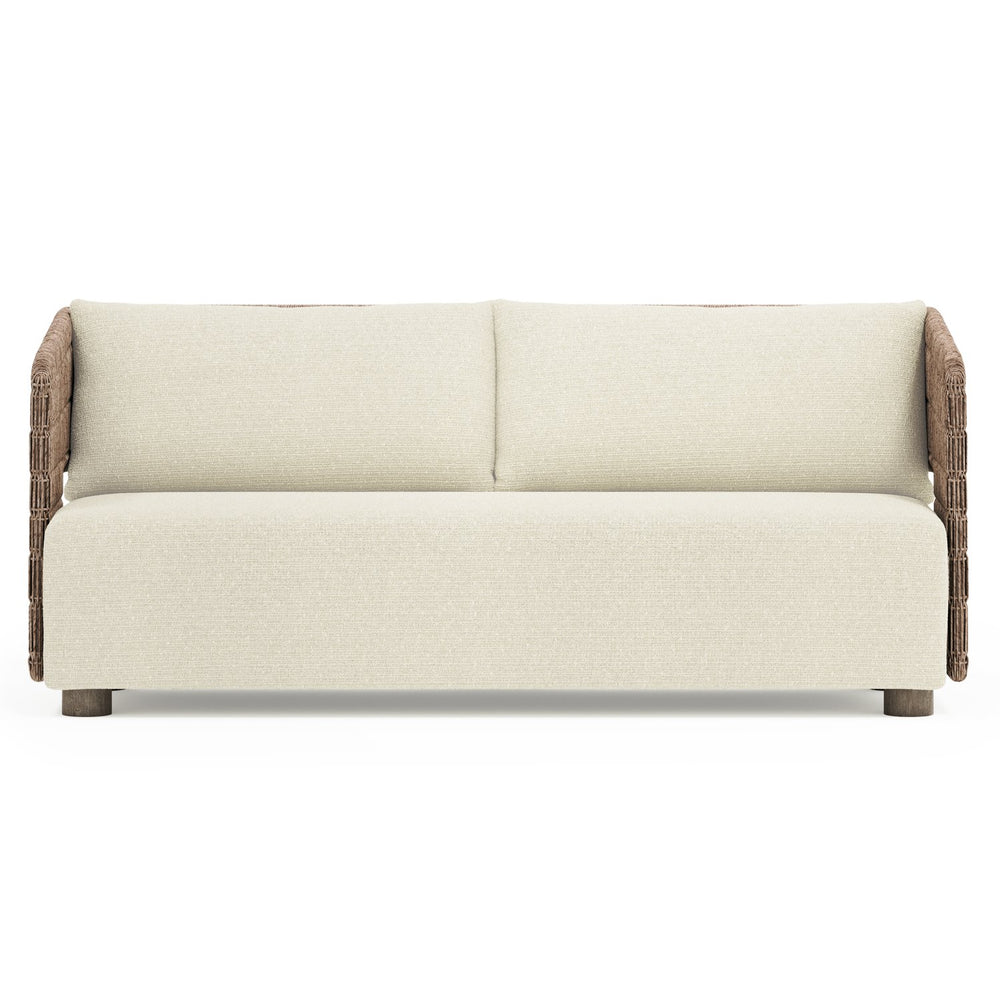Bernhardt Bernhardt Maldives Outdoor Sofa Wicker Aluminum Frame Resort Patio Lounge Seating O2356D