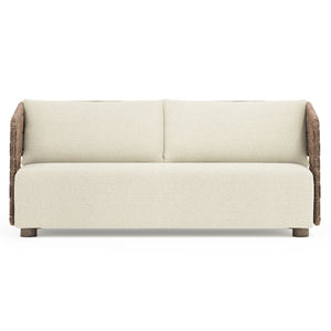 Bernhardt Bernhardt Maldives Outdoor Sofa Wicker Aluminum Frame Resort Patio Lounge Seating O2356D