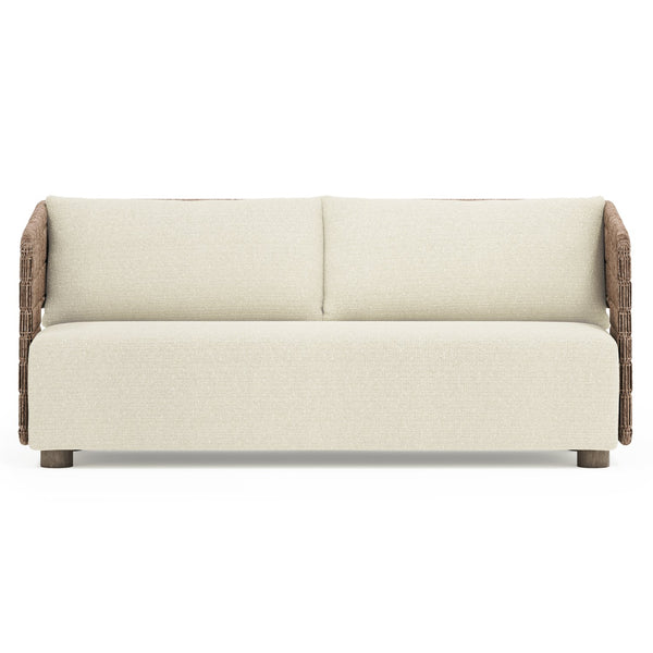 Bernhardt Bernhardt Maldives Outdoor Sofa Wicker Aluminum Frame Resort Patio Lounge Seating O2356D