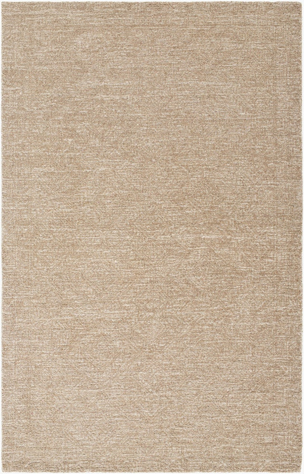 Livabliss Epsom Hand Tufted Wool Area Rug Plush Farmhouse Cottage Style for Living Bedroom Floors Beige, Sandston 5' x 7'6" EPM2302-576