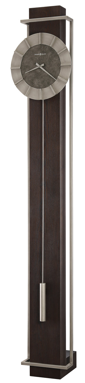 Hekman Furniture 615128 Oscar Modern Grandfather Clock - Sleek Design, Durable Materials & Stylish Aged Silver Accents  Oscar Grandfather Clock 615128