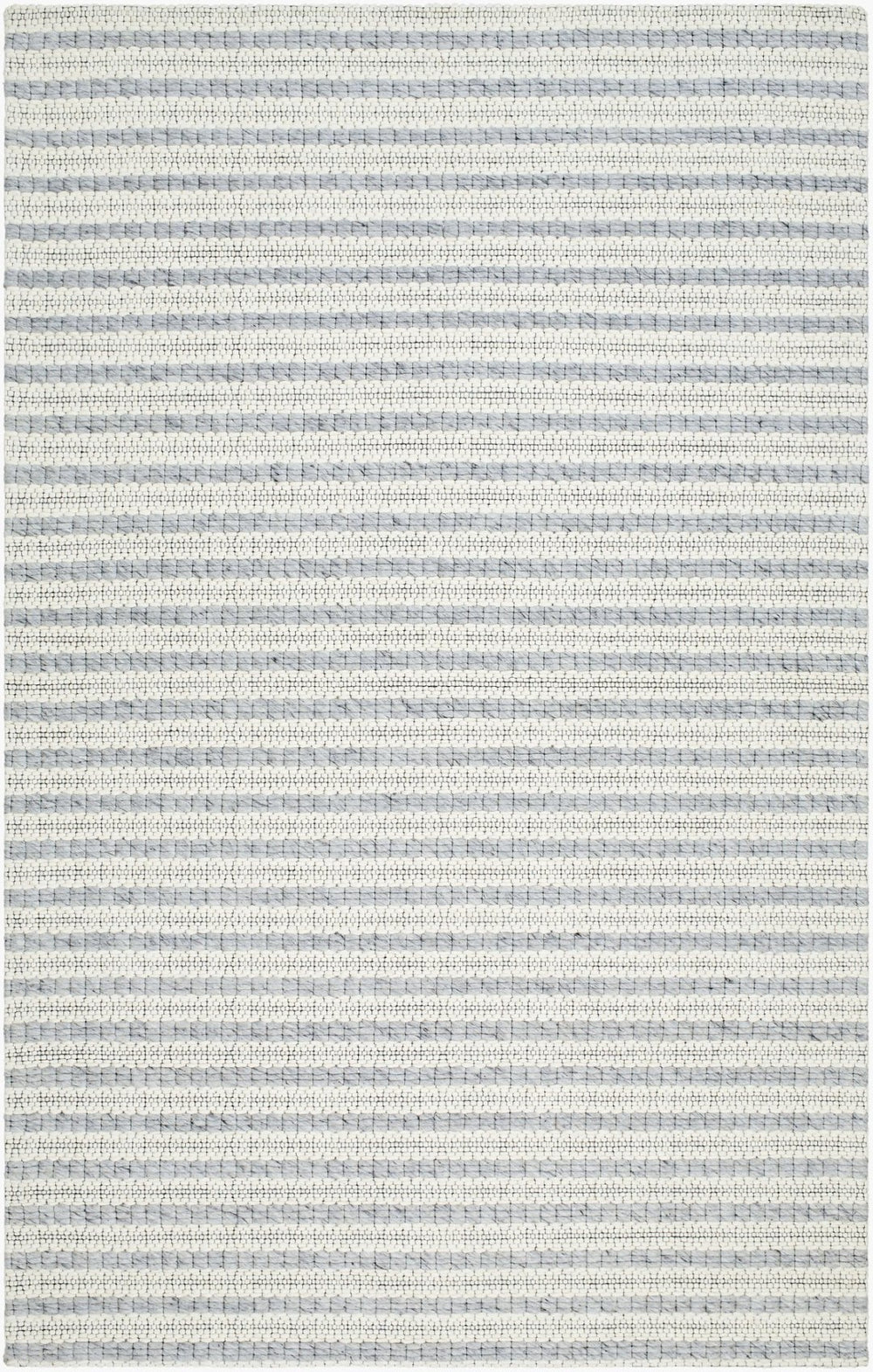 Livabliss Empoli Handwoven Wool Blend Cottage Accent Rug for Entryways Bedrooms and Cozy Nooks Cream, Light Gr 8' x 10' EPO2300-810