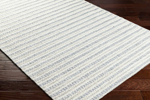 Livabliss Empoli Handwoven Wool Blend Cottage Accent Rug for Entryways Bedrooms and Cozy Nooks Cream, Light Gr 8' x 10' EPO2300-810