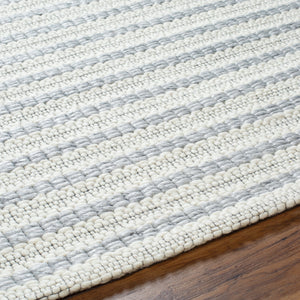 Empoli EPO-2300 9' x 12' Handmade Rug EPO2300-912  Cream, Light Gray, Black Surya