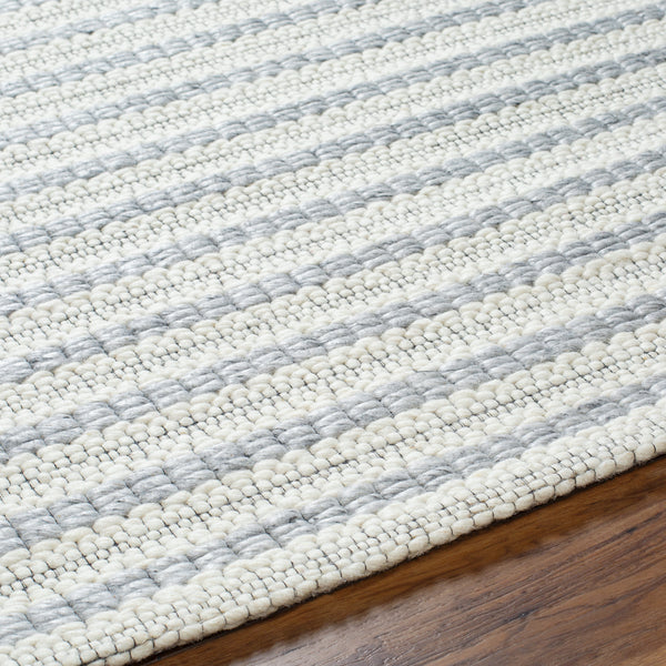 Empoli EPO-2300 9' x 12' Handmade Rug EPO2300-912  Cream, Light Gray, Black Surya