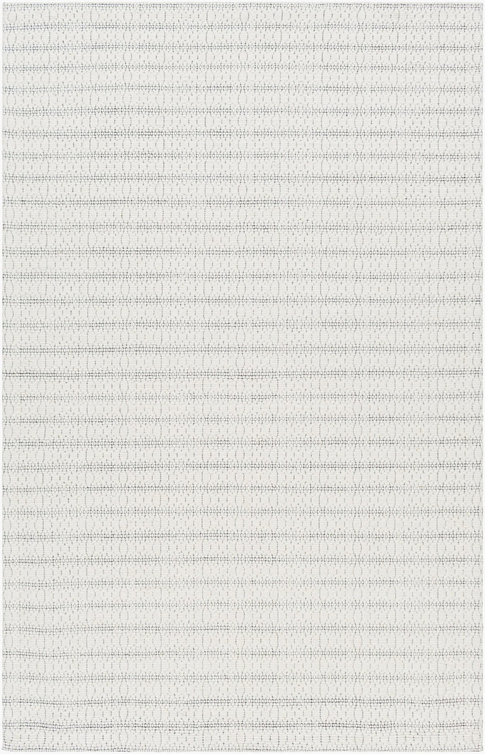 Livabliss Empoli Handwoven Wool Blend Cottage Accent Rug Artisan Crafted for Cozy Home Spaces Ivory, Slate Gr 5' x 7'6" EPO2301-576