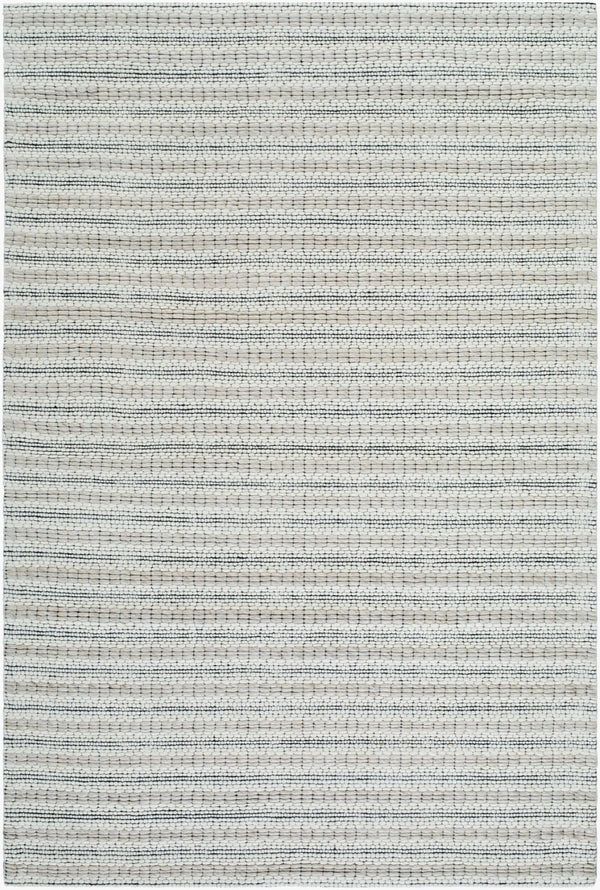 Livabliss Empoli Handwoven Wool Cottage Rug for Entryways Bathrooms and Beside Bed Spaces Ivory, Beige 2' x 3' EPO2303-23