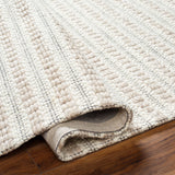 Empoli EPO-2303 9' x 12' Handmade Rug EPO2303-912  Off-White, Pearl, Light Grey, Ash Surya