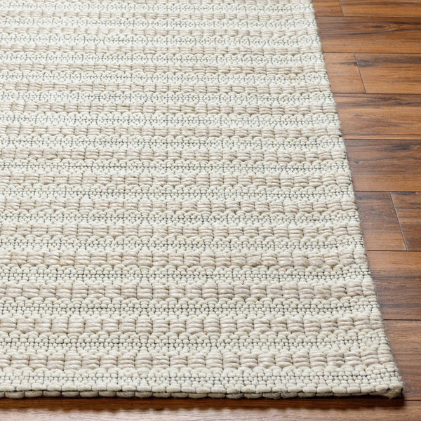 Livabliss Empoli Handwoven Wool Cottage Rug for Entryways Bathrooms and Beside Bed Spaces Ivory, Beige 2' x 3' EPO2303-23