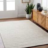 Empoli EPO-2303 9' x 12' Handmade Rug EPO2303-912  Off-White, Pearl, Light Grey, Ash Surya