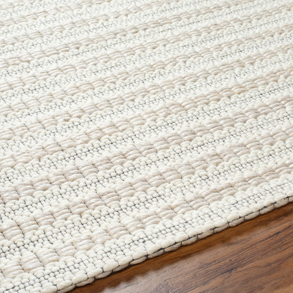 Empoli EPO-2303 9' x 12' Handmade Rug EPO2303-912  Off-White, Pearl, Light Grey, Ash Surya