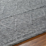 Empoli EPO-2304 9' x 12' Handmade Rug EPO2304-912  Charcoal Surya