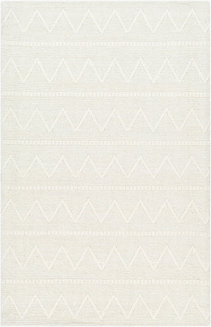 Livabliss Empoli Handwoven Wool Accent Rug Artisan Cottage Charm for Entryways and Bedside Cream, Black 8' x 10' EPO2305-810