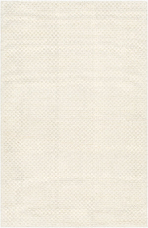 Livabliss Empoli Handwoven Wool Accent Rug Cottage Style with Sustainable Yarn for Entryways Ivory, Cream 5' x 7'6" EPO2309-576