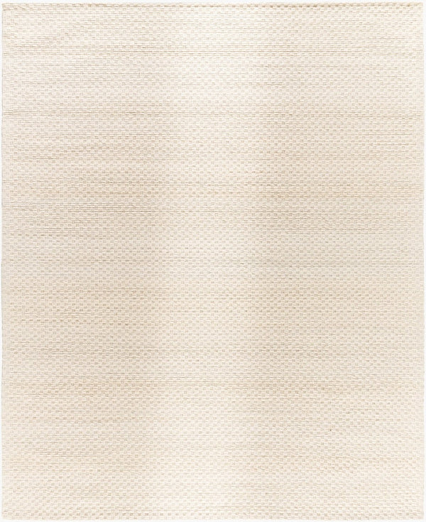 Livabliss Empoli Handwoven Wool Accent Rug Cottage Style with Sustainable Yarn for Entryways Ivory, Cream 8' x 10' EPO2309-810