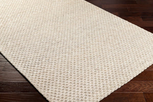 Livabliss Empoli Hand Woven Wool Accent Rug Cottage Farmhouse Style for Entryways and Bedrooms Ivory, Cream 5' x 7'6" EPO2310-576
