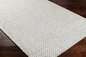 Livabliss Empoli Handwoven Wool Cottage Rug Artisan Crafted in India for Entryways and Bedrooms Ivory, Dove Gra 9' x 12' EPO2311-912