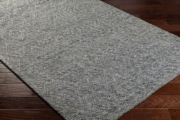 Livabliss Empoli Hand-loomed Wool Accent Rug Artisan Woven Earthy Tones for Cottage Entryways Charcoal, Slate 2' x 3' EPO2312-23